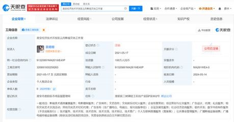 袁姍姍名下影視文化工作室注銷