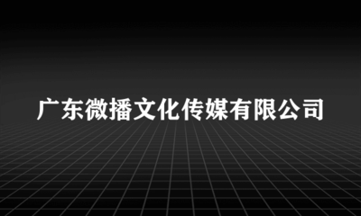 廣東微播文化傳媒